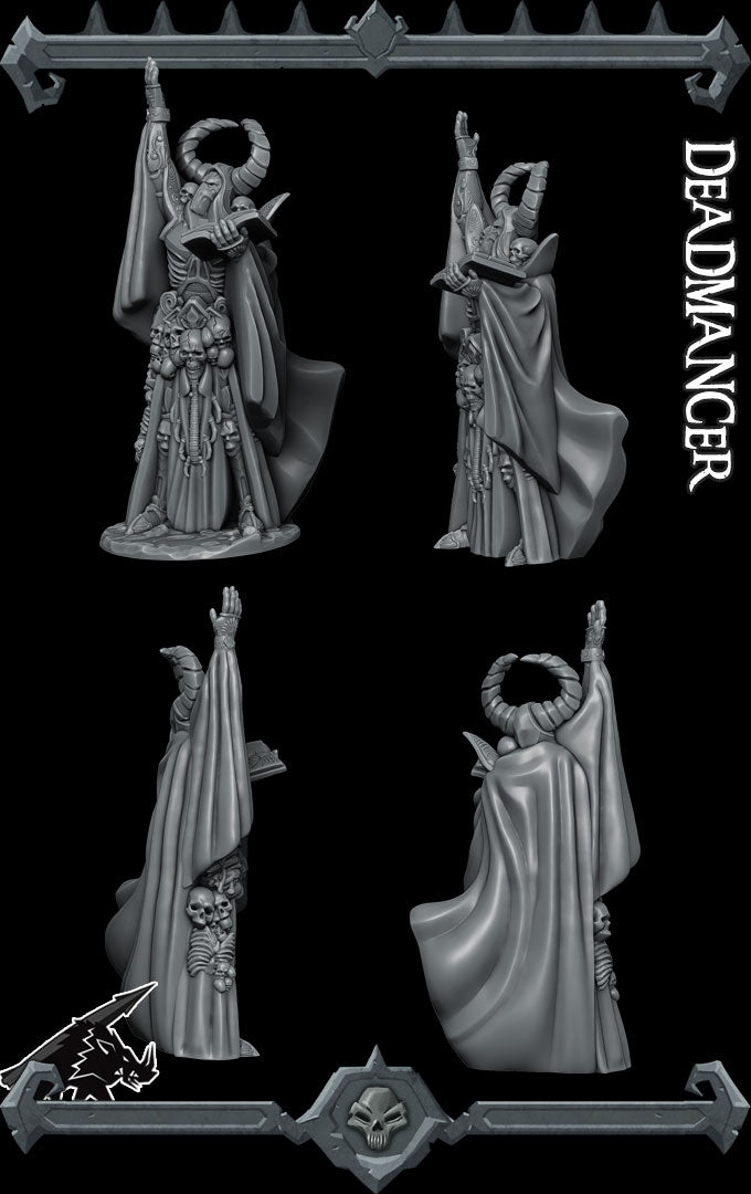 Morbith the Voidcaller Deadmancer | Necromancer | Miniature for Tabletop games like D&D 5e and TTRPG War Gaming