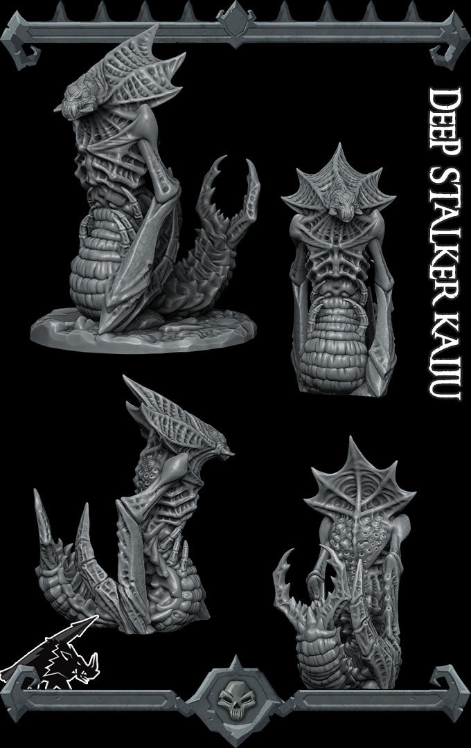 Spinegloom the Abyssal Stalker | Deepstalker Kaiju | Hydralisk miniature for Tabletop games like D&D and War Gaming