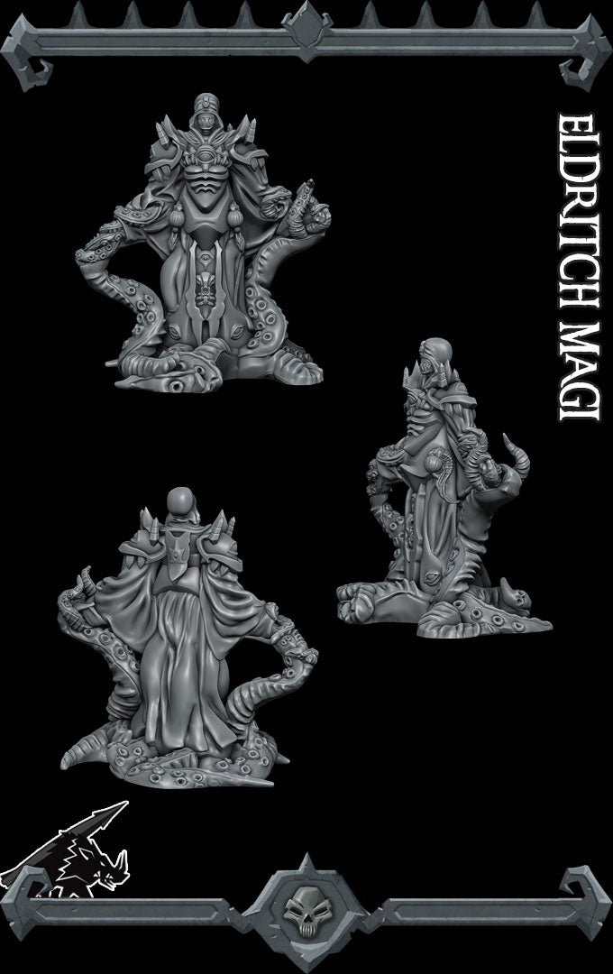 Thal'kyr, the Void Whisperer | Eldritch Magi | Flayer Mage or wizard miniature for Tabletop games like D&D and War Gaming