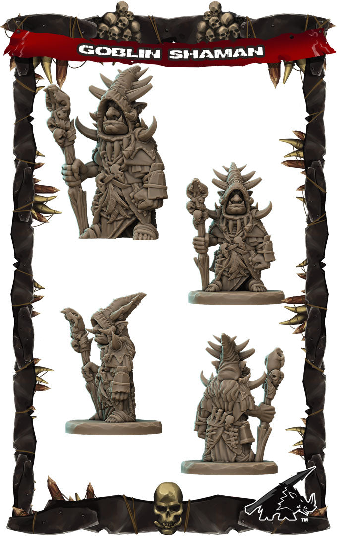 Zarzug, the Goblin Hexer | Goblin Shaman Miniature for Tabletop games like D&D and War Gaming