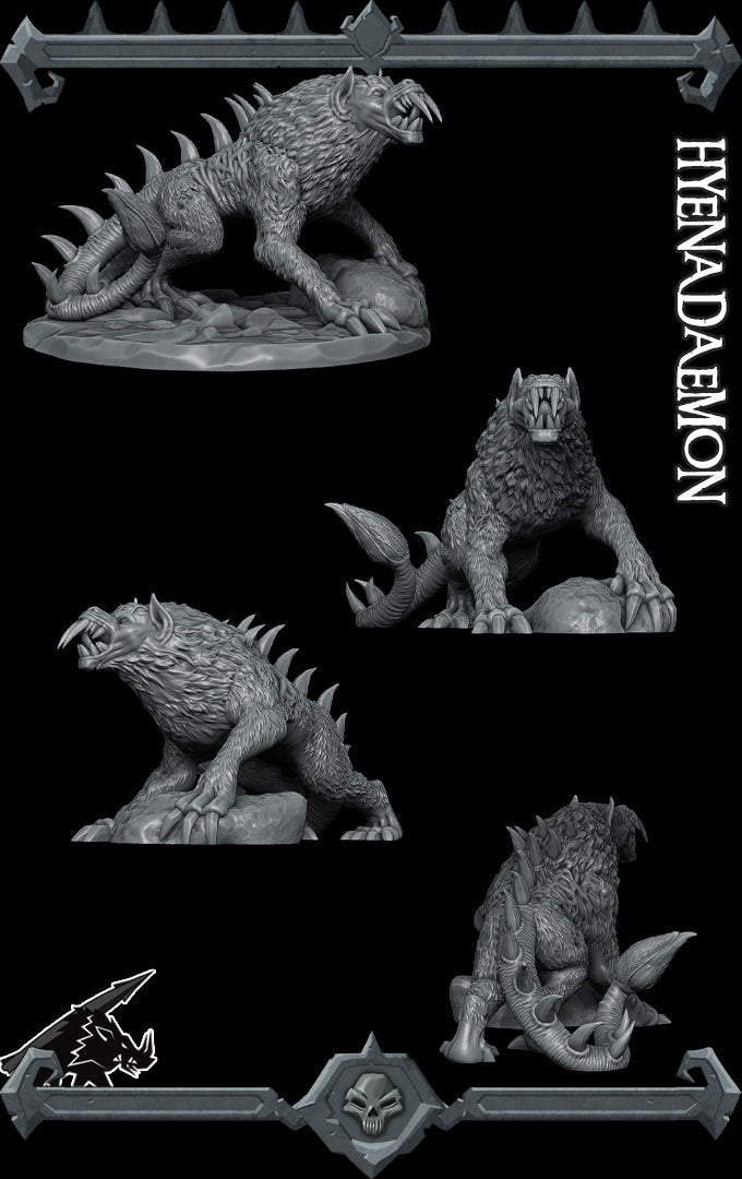 Thornclaw, the Shadow Vermin | Dire Rat | Hyenadaemon | Rat Round Miniature for Tabletop games like D&D 5e and TTRPG  War Gaming