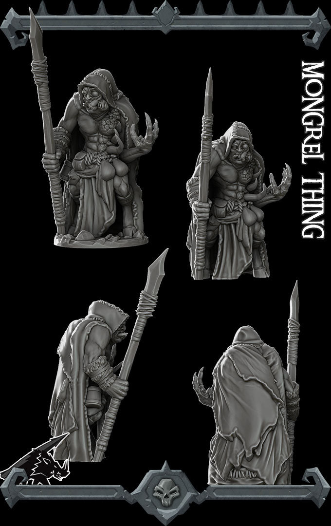 Bilebreath, the Corrupted Seer | Mongrel Thing | Hag Miniature for Tabletop games like D&D and War Gaming