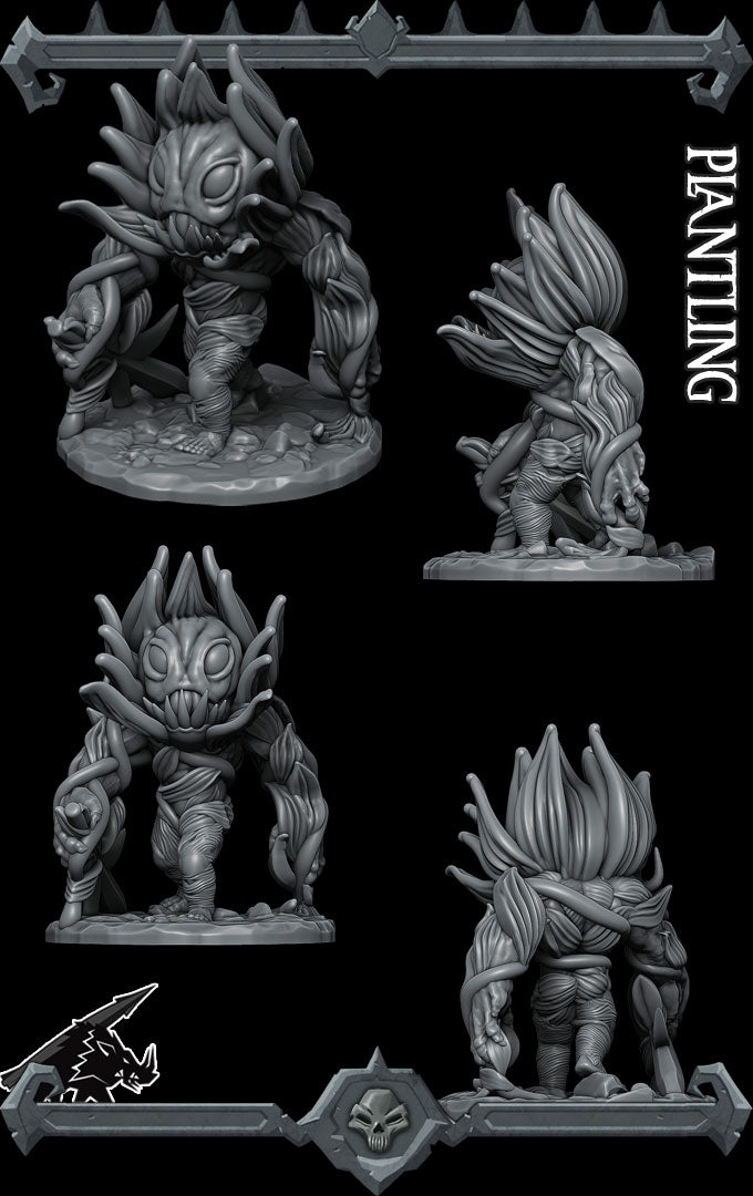 Twiggle, the Briar Sproutling | Plantling | Shrieker Plant Miniature for Tabletop games like D&D 5e and TTRPG  War Gaming