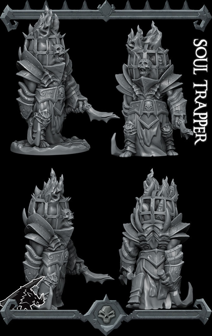 Shadowguide, The Death Warden | Soul Trapper Golem Miniature for Tabletop games like D&D and War Gaming