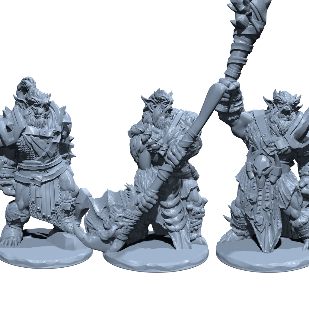 Bonesnapper, Tusklands Bugbears | Bugbear Miniature for Tabletop games like D&D and War Gaming