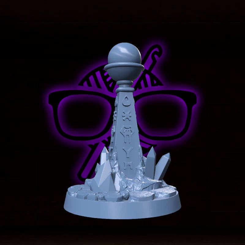Star Seed, the Oracle Stone | Obelisk | Secret Alterminiature for Tabletop games like D&D and War Gaming| Dungeons and Dragons Mini | RN estudio