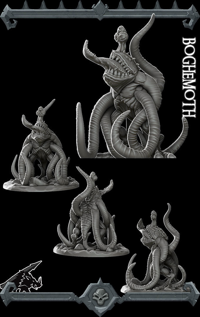 Froghemoth | BogHemoth | Miniature for Tabletop games like D&D and War Gaming