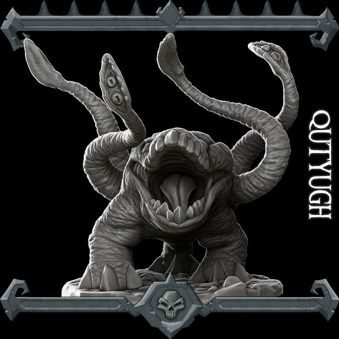 Rotmaw, the Sewer Crawler | Qutyugh Tentacle Miniature for Tabletop games like D&D and War Gaming