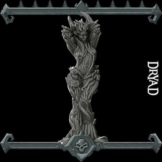 Sylvaria, the Branchbound | Dryad Spirits | Dryad | Miniature for Tabletop games like D&D and War Gaming
