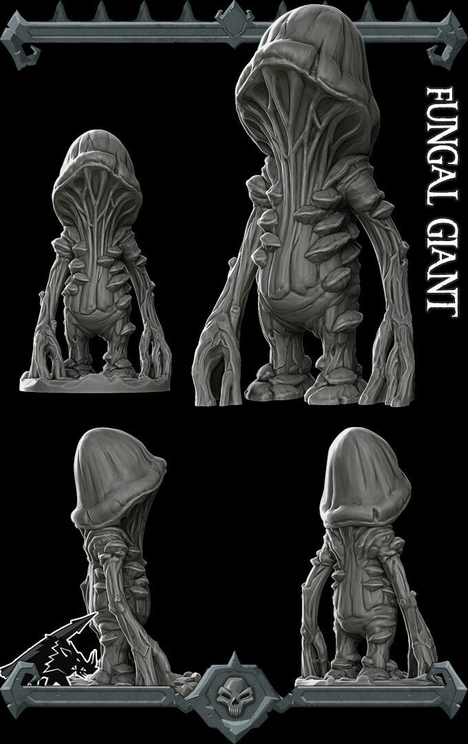 Basidius, the Spore King | Sovereign Myconid | Fungal Giant | Miniature for Tabletop games like D&D and War Gaming