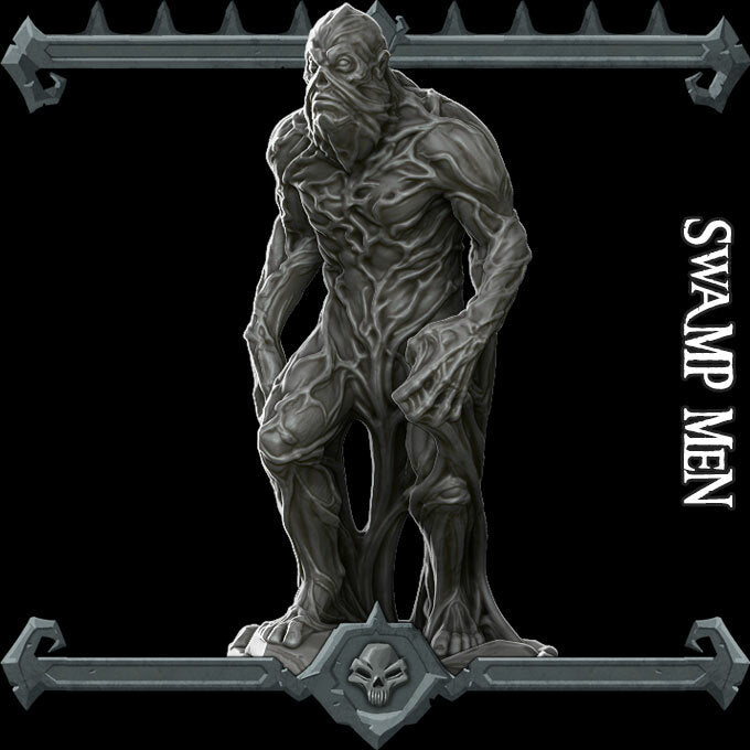 Mucklord, Ambusher of the Swamp | Swamp Men Miniature for Tabletop games like D&D and War Gaming