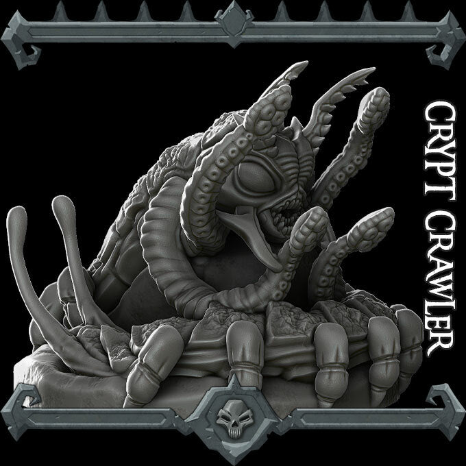Gheist the Paralyzer | Crypt Crawler | Miniature for Tabletop games like D&D and War Gaming