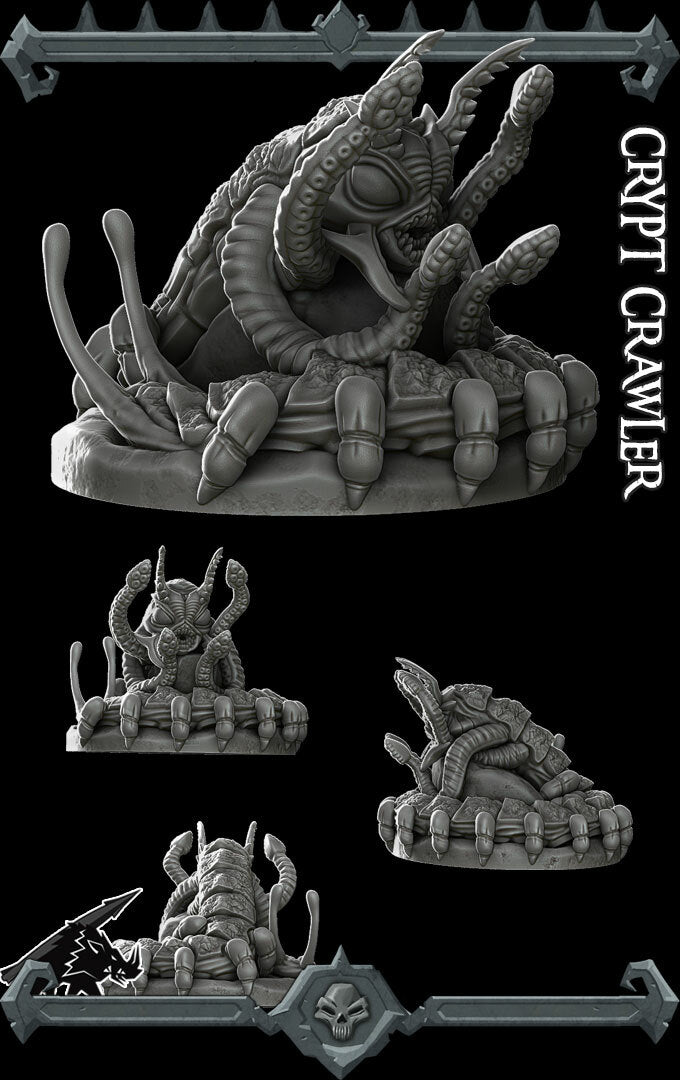 Gheist the Paralyzer | Crypt Crawler | Miniature for Tabletop games like D&D and War Gaming