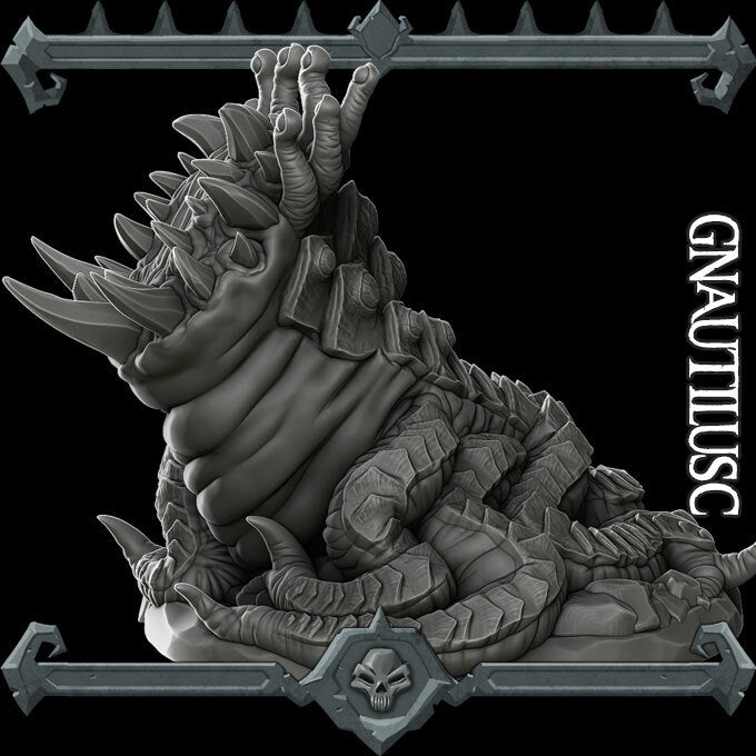 Gnathar, the Leviathan Stalker | Gnautilusc | Miniature for Tabletop games like D&D and War Gaming