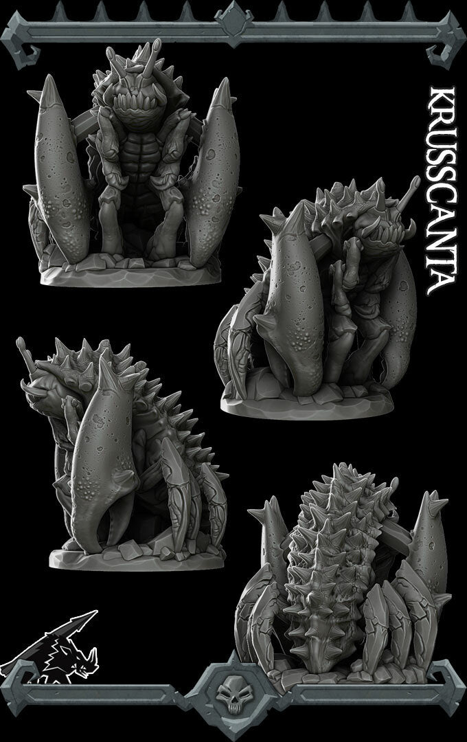 Razorclaw, the Tide Hunter | Krusscanta Miniature for Tabletop games like D&D and War Gaming