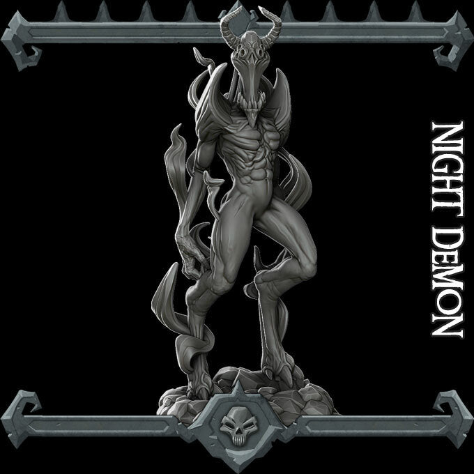 Duskrender, the Shadow That Walks | Night Demon | Miniature for Tabletop games like D&D and War Gaming