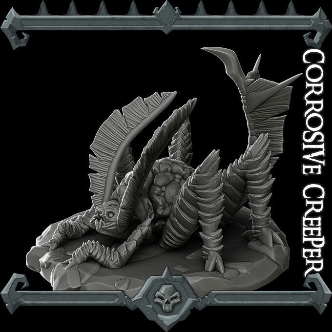 Rust Monster | Corrosive Creeper | Miniature for Tabletop games like D&D and War Gaming