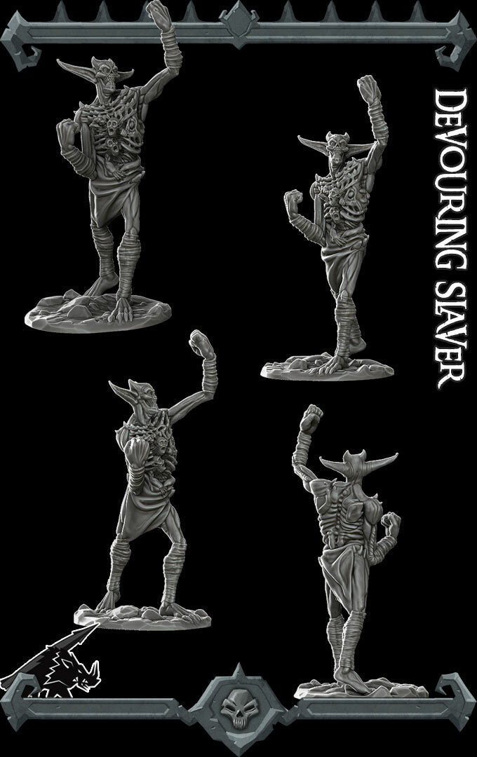 Vorunthar the Soulthirster | Devourer | Devouring Slaver | Miniature for Tabletop games like D&D and War Gaming