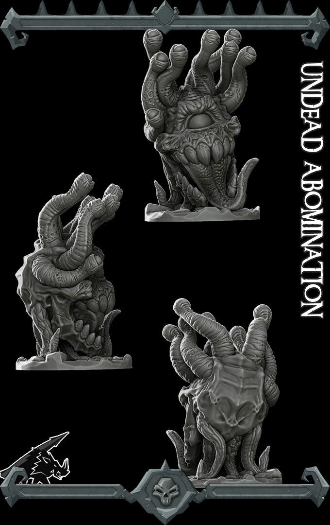 Deathgaze, the Unblinking Terror | Zombie Eye Holder | Undead Abomination Miniature for Tabletop games like D&D and War Gaming