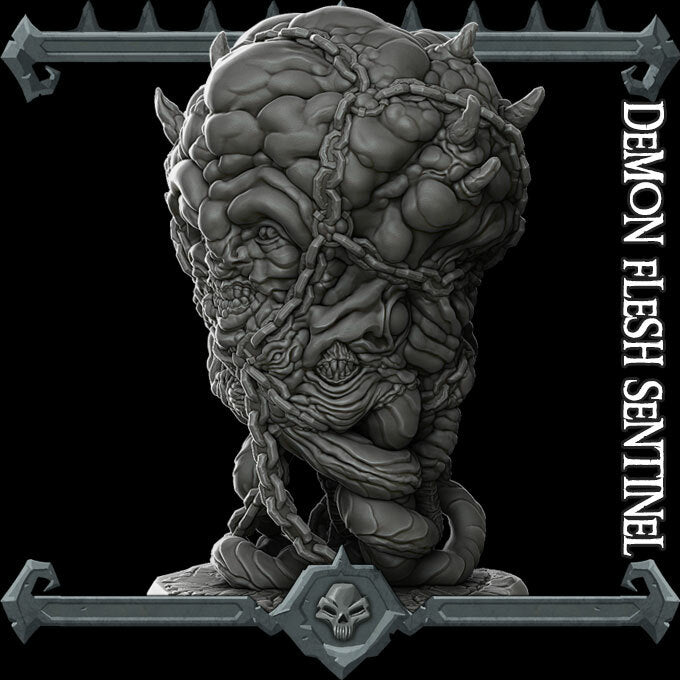 Nethrax the Twisted Creator | Sibriex | Demon Flesh Sentinel | Miniature for Tabletop games like D&D and War Gaming