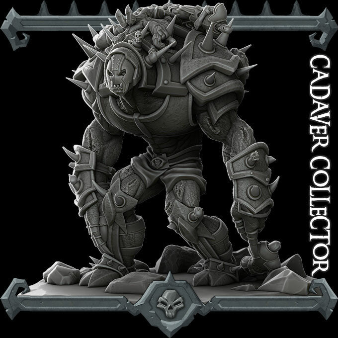 Morgrim the Impaler | Cadaver Collector | Construct Miniature for Tabletop games like D&D and War Gaming