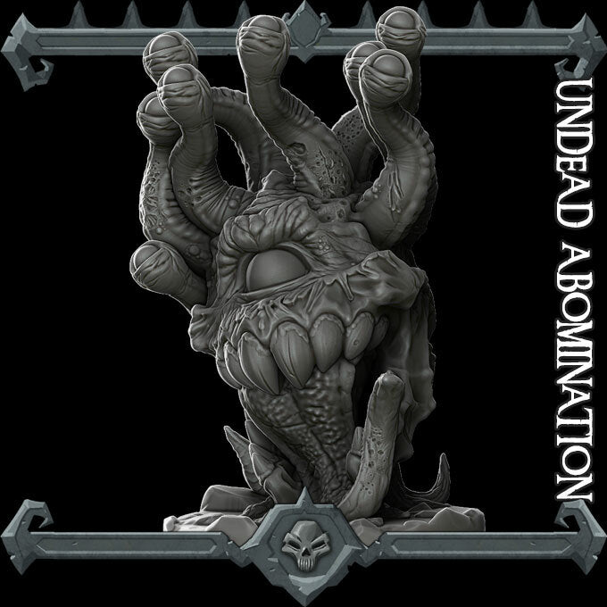 Deathgaze, the Unblinking Terror | Zombie Eye Holder | Undead Abomination Miniature for Tabletop games like D&D and War Gaming
