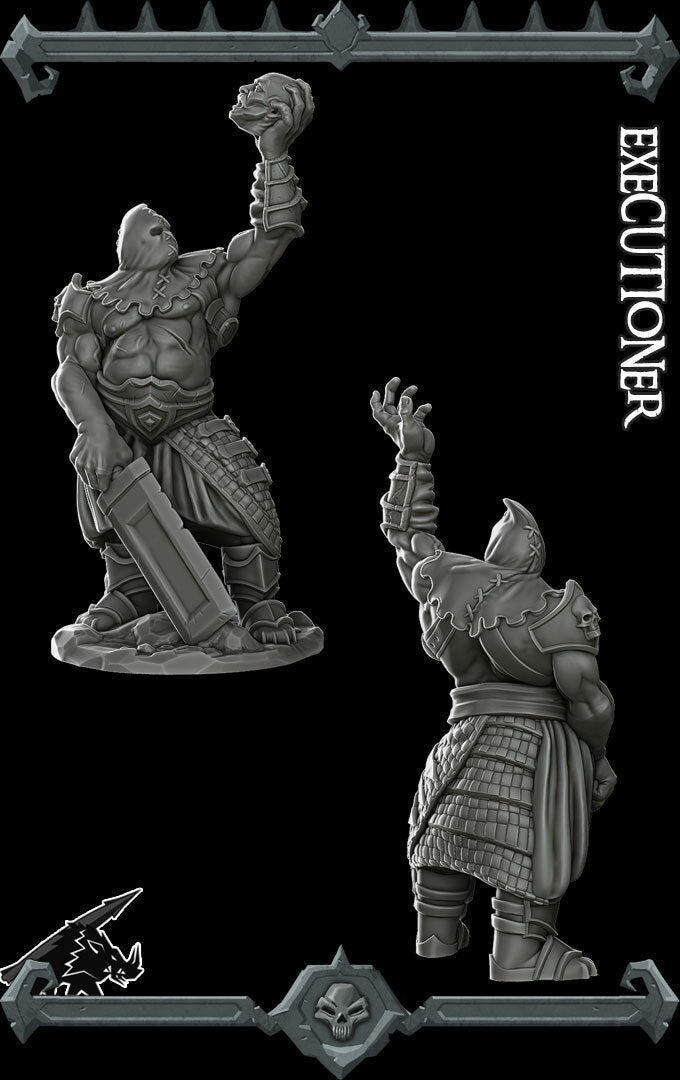 Executioner | Miniature for Tabletop games like D&D and War Gaming
