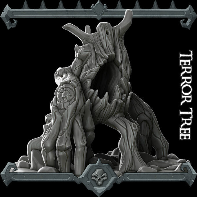 Ashenbark, Scourge of the Wilds | Treant | Terror Tree Miniature for Tabletop games like D&D and War Gaming