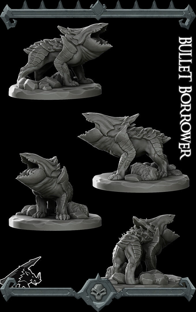 Bullet Borrower | Miniature for Tabletop games like D&D and War Gaming