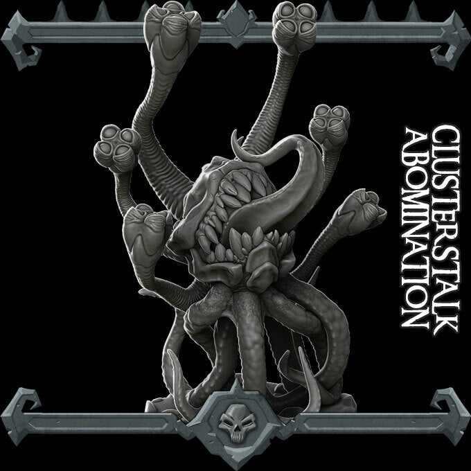 Gaze of the Grim Depths | Clusterstalk Abomination | Miniature for Tabletop games like D&D and War Gaming