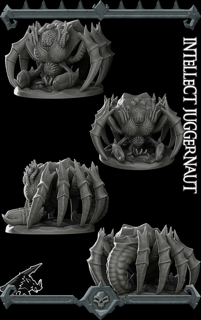 Xelthar, the Brain Hoarder | Neh-Thalggu / Brain Collector | Intellect Juggernaut | Miniature for Tabletop games like D&D and War Gaming