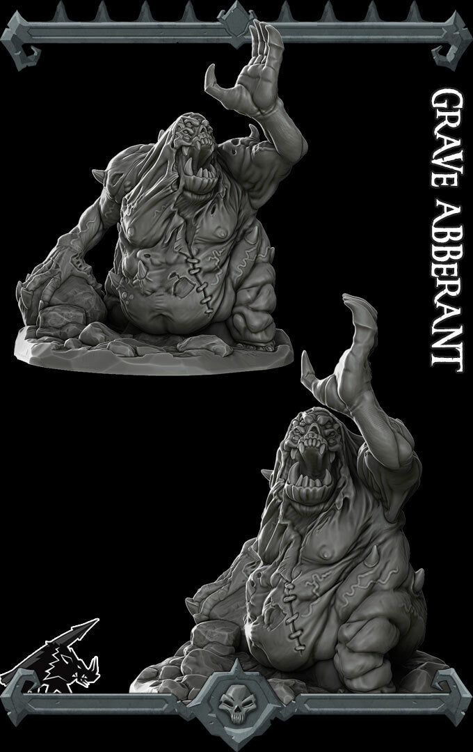 Rottalon, the Cadaverous Goliath | Grave Abberant | Corpse Behemoth Miniature for Tabletop games like D&D and War Gaming