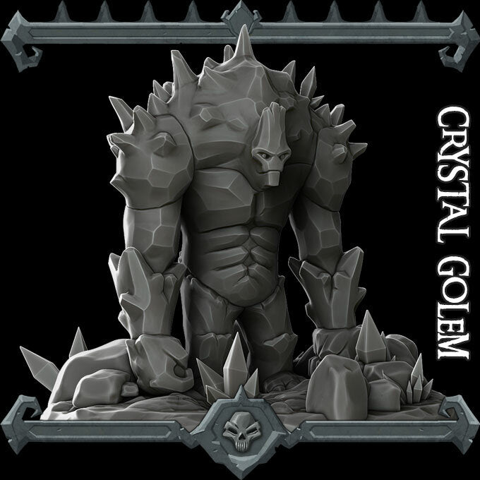 Crystallon the Shardbearer | Miniature for Tabletop games like D&D and War Gaming