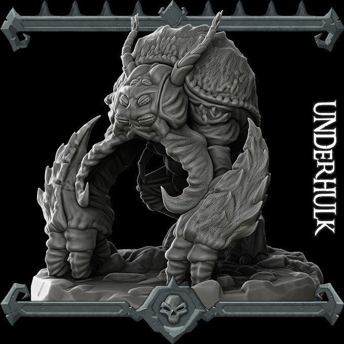 Burrowclaw, the Labyrinth Lord | Under Hulk Miniature for Tabletop games like D&D and War Gaming