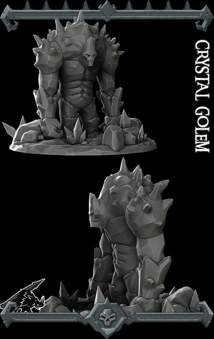 Crystallon the Shardbearer | Miniature for Tabletop games like D&D and War Gaming