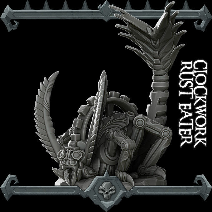Rust Monster | Clockwork Rust Eater | Miniature for Tabletop games like D&D and War Gaming