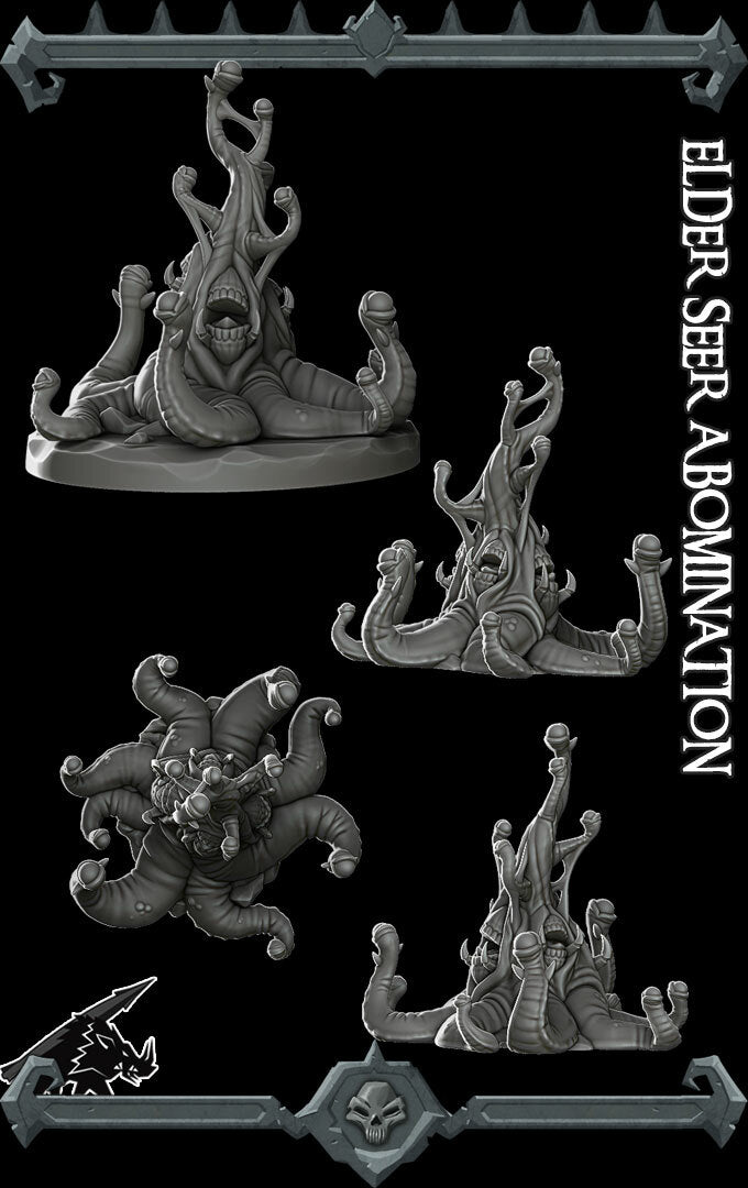 Gloomgaze, the Eldersseer Fiend | Elderseer Abomination | Aberration Miniature for Tabletop games like D&D and War Gaming