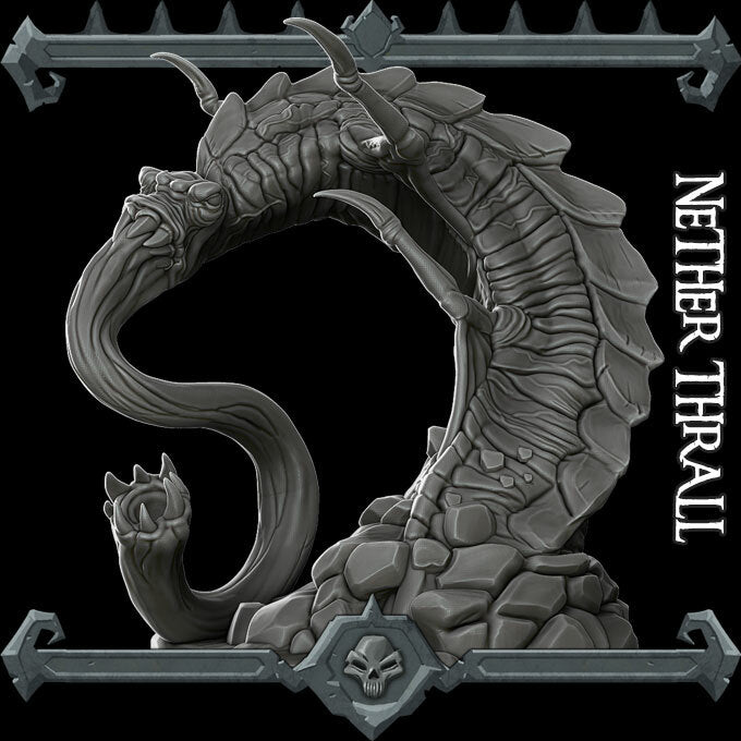 Gnawmaw, the Insatiable | Nether Thrall | Aberration Miniature for Tabletop games like D&D and War Gaming