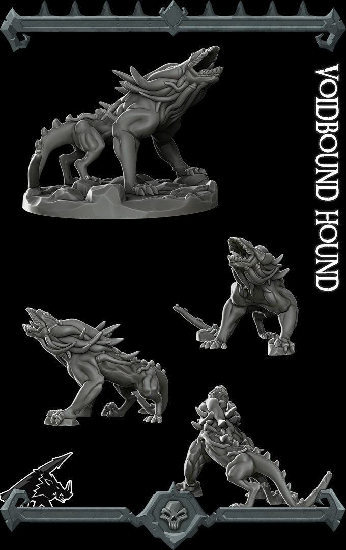 Nullfang, the Unseen Hunter | Akata | Voidbound Hound | Miniature for Tabletop games like D&D and War Gaming