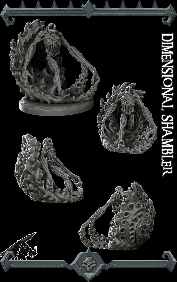 Eldertwist the Voidstalker | Dimensional Shambler | Miniature for Tabletop games like D&D and War Gaming