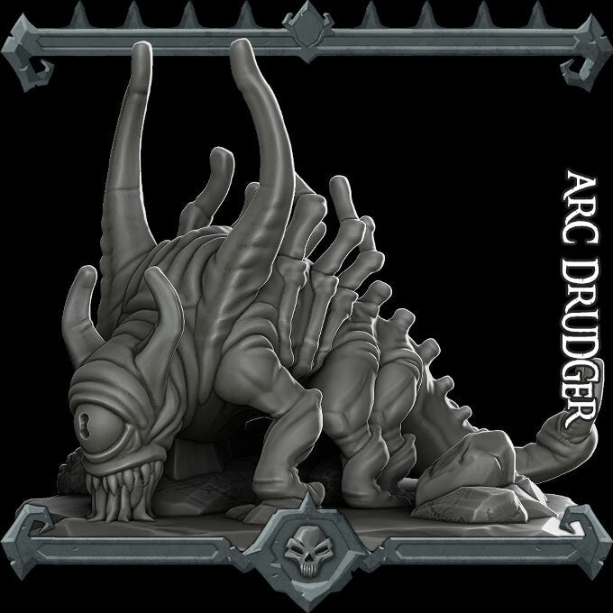 Arc Slogger | Arc Drudger | Miniature for Tabletop games like D&D and War Gaming