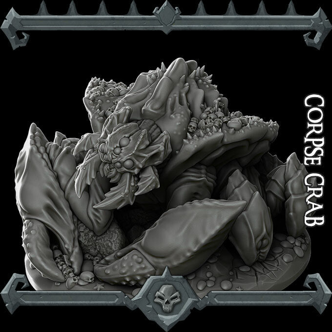 Carrion Claw the Defiler | Corpse Crab | Miniature for Tabletop games like D&D and War Gaming
