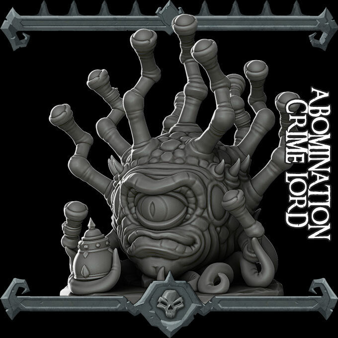 Oculus, the All-Seeing Overlord | Abomination Crime Lord | Eye Tyrant Holder Miniature for Tabletop games like D&D and War Gaming
