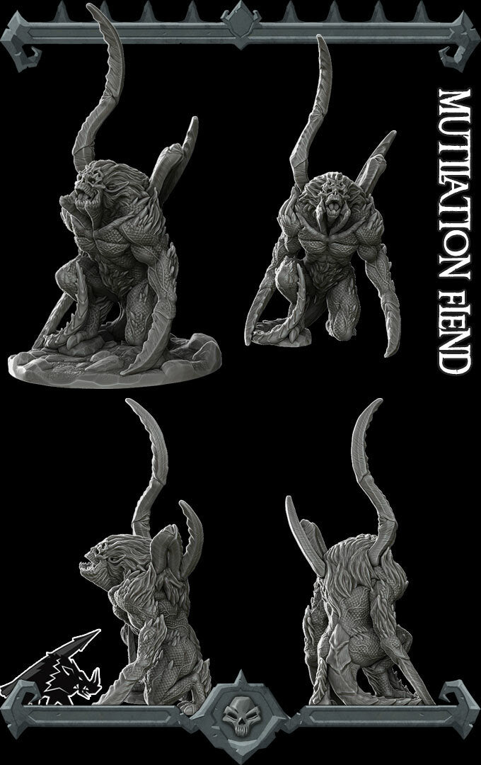 Soulflayer, Harbinger of Agony | Shemhazian | Mutilation Fiend Miniature for Tabletop games like D&D and War Gaming