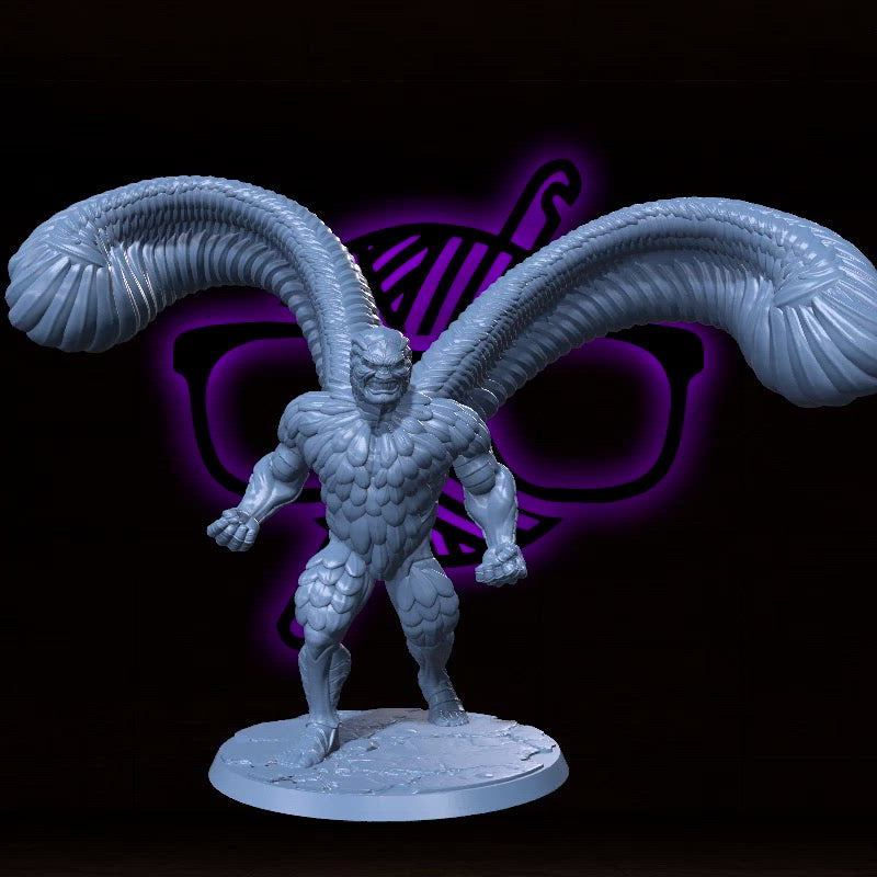 Shriek, the Herald of Chaos | Muzkhar | celestial Abomination miniature for Tabletop games like D&D and War Gaming| Dungeons and Dragons Mini