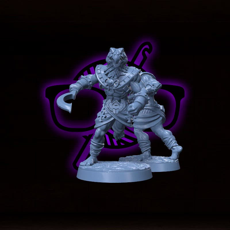 Talonstrike, the Skyward Defender | Horathi warriors | Aarakocra or Kenku miniature for Tabletop games like D&D and War Gaming| Dungeons and Dragons Mini