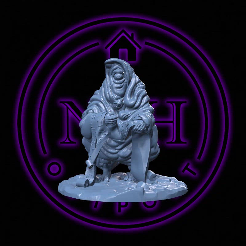 Scrivelock, Keeper of Pacts | Ambassador Of Gluttony | Gluttony Demon Miniature for Tabletop games like D&D and War Gaming