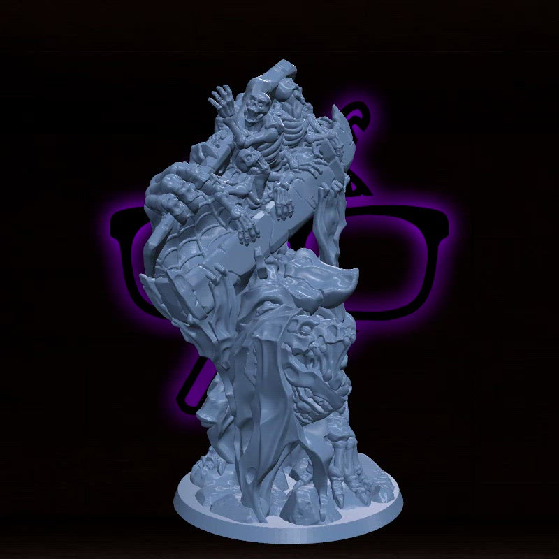 Undead Collector Golem | Arbiter Legion I | Undead miniature for Tabletop games like D&D or War Gaming | Dead Undead Army