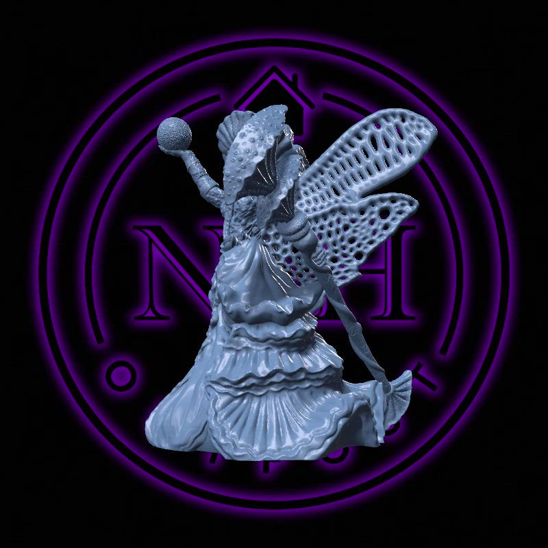 Angel Mushroom Of Destruction | Fungus Queen Miniature for Tabletop games like D&D and War Gaming