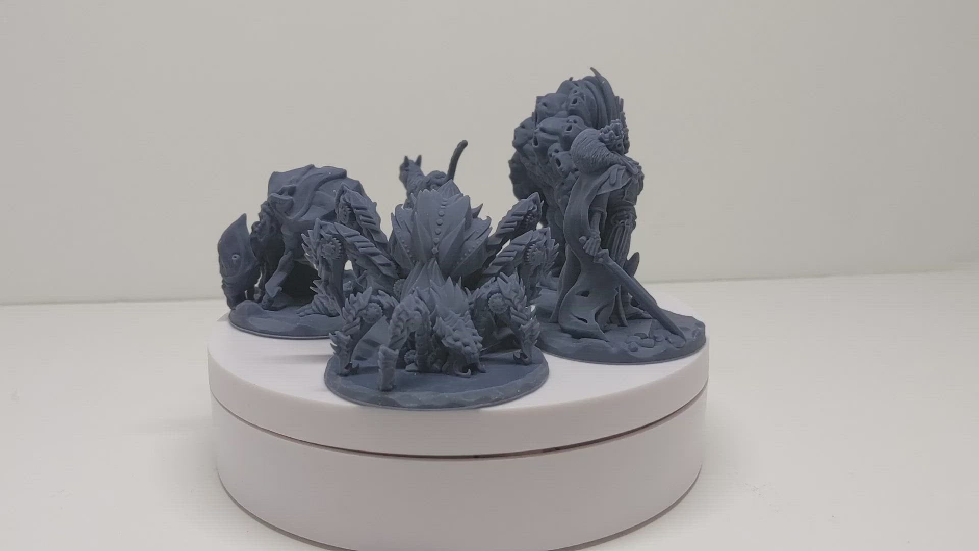 Battle Scarred Miniatures | (5) Large sized Mystery Practice miniatures miniature for Tabletop games like D&D and War Gaming